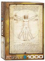 Eurographics Fine Art Leonardo Da Vinci The Vitruvian Man 6000-5098, 67.6 x 48.9 cm, 1000 det.
