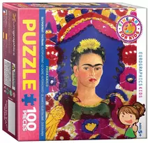 Eurographics Fine Art For Kids Frida Kahlo Self Portrait, 100 det.
