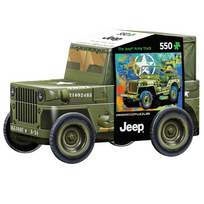 Eurographics Tin Military Jeep 8551-5598, 550 det.