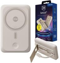 3mk SafeCell MagSafe, 10000mAh, 22.5W, smėlio (beige)