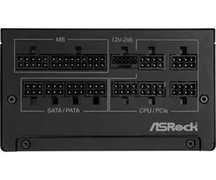 maitinimo 850w blokai - ASRock Steel Legend SL-850G 850W 80 PLUS Gold Juodas (Black) - 6 nuotrauka