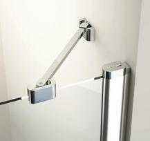 varstoma duso sienele - Dušo sienelė Ravak Chrome CSDL2 - 110, 110.5 cm x 195 cm, balta - 8 nuotrauka