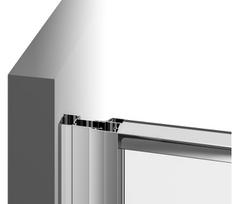 aliuminio durys - Dušo durys Ravak Pivot PDOP2-120, 120 cm x 190 cm, aliuminio/skaidri - 6 nuotrauka