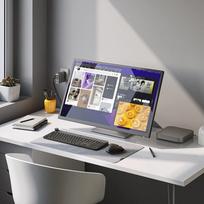 lieciamas ekranas - Alogic Clarity 32C4KPDTF 32", 4K Ultra HD, IPS, Touchscreen, sidabrinis (silver) - 3 nuotrauka