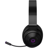 zaidimu ausines - LORGAR Noah 702, Wireless Gaming Headset, black | LRG-GHS702 - 8 nuotrauka