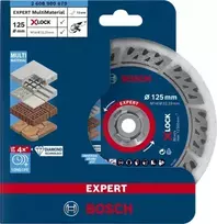 pjovimo diskai 125 - Deimantinis pjovimo diskas Bosch 2608900670; 125x22,23 mm; X-Lock - 5 nuotrauka