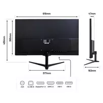 usb c monitorius - JAPANNEXT JN-IPS27WQHDR-C65W 27", IPS, WQHD, 60Hz, USB-C 65W - 4 nuotrauka