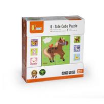 blokuotas uk - Viga Farm 50835 medinė dėlionė, 4 kaladėlės - 2 nuotrauka