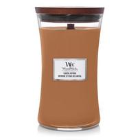 santalas namu kvapas - WoodWick kvapioji žvakė Santal Myrrh 275 g - 3 nuotrauka