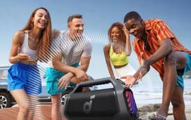 koloneles 2.0 - Anker Soundcore Boom 2 Plus Black (Juoda) - 3 nuotrauka
