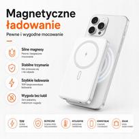 magsafe baterija - Baseus EnerFill FM12, 10000mAh, 22.5W, Qi2, MagSafe, baltas (white) - 3 nuotrauka