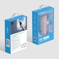 5000 mah power bank - Veger PlugOn W0573, 5000mAh, 12W, rožinė - 2 nuotrauka