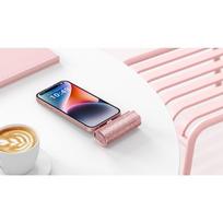 5000 mah power bank - Veger PlugOn W0573, 5000mAh, 12W, rožinė - 7 nuotrauka