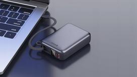 lightning usb - Swissten 20000 mAh 45W Juodas (Black) - 2 nuotrauka
