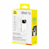 baseus 20000mah - Baseus EnerFill FC31 QPow3 20000mAh 45W, baltas - 2 nuotrauka