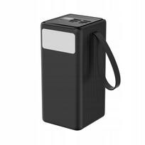 power bank 65w - Platinet 60000 mAh 65W PD su žibintuvėliu Juodas (Black) - 2 nuotrauka