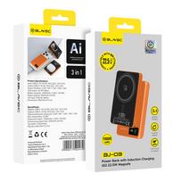magsafe power bank slim - Blavec BJ-03 Slim, 10000mAh, 22.5W, oranžinė (orange) - 2 nuotrauka