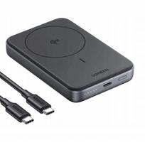 magsafe laidas - Ugreen PB761 10000mAh Qi2 30W Magsafe + USB-C laidas Juodas (Black) - 3 nuotrauka