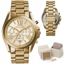 michael kors laikrodis - MICHAEL KORS MK5605 - BRADSHAW (Auksinis) - 3 nuotrauka