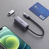 usb to c - UGREEN CM483 USB-C to RJ45 network adapter (grey) - 2 nuotrauka
