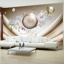 Fototapetas Artgeist Golden Abstract MNEW011520SAM, 105 cm x 147 cm