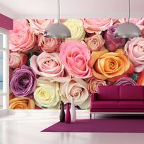 Fototapetas Artgeist Pastel Roses, 270 cm x 441 cm