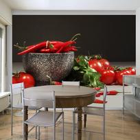 Fototapetas Artgeist Red Dychotomy XLFTNT0874SAM, 193 cm x 245 cm