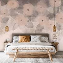 Fototapetas Artgeist Minimalist Meadow - Patterns On A Delicate Beige Textured Background, 210 cm x 294 cm
