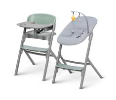 kinderkraft maitinimo kedute - KINDERKRAFT maitinimo kėdutė LIVY, žalia (Olive) + naujagimio gultukas CALMEE - 2 nuotrauka