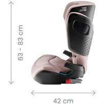 automobiline vaiku kedute - Britax KIDFIX PRO M, 100-150 cm, Tamsiai pilka (Midnight Grey) - 3 nuotrauka