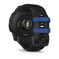 garmin - Garmin Instinct 3 50mm AMOLED Juodas/Bolt Mėlynas (Black/Bolt Blue) - 4 nuotrauka