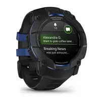 garmin - Garmin Instinct 3 50mm AMOLED Juodas/Bolt Mėlynas (Black/Bolt Blue) - 5 nuotrauka