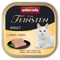 animonda adult - Šlapias kačių maistas Animonda Vom Feinsten Adult, jautiena/vištiena, 0.100 kg - 2 nuotrauka