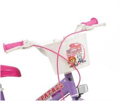 vaikiski su ratukais - Vaikiškas dviratis 14" Paw Patrol Purple 1480 Girl TOIMSA - 2 nuotrauka