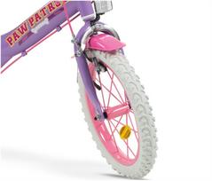 vaikiski su ratukais - Vaikiškas dviratis 14" Paw Patrol Purple 1480 Girl TOIMSA - 3 nuotrauka