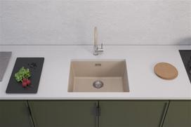 omni 30 - Alveus OMNI 30 G55, smėlio (Beige) su sifonu - 3 nuotrauka