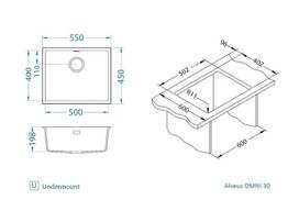 omni 30 - Alveus OMNI 30 G81, Betonas (Concrete) - 2 nuotrauka