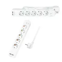 ilgintuva su rite - Logilink LPS249U, 1.5 mm², 1.5 m, IP20, 5 lizdų - 4 nuotrauka