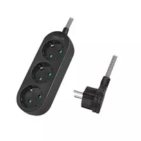 1 lizdo ilgintuvas 1 m - Logilink, 1.5 m, 3 lizdų - 4 nuotrauka