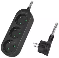 1 lizdo ilgintuvas 1 m - Logilink, 1.5 m, 3 lizdų - 7 nuotrauka