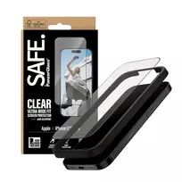 iphone 16 pro screen protector - PanzerGlass SAFE. Screen Protector w. black Frame iPhone 17/16 Pro - 2 nuotrauka