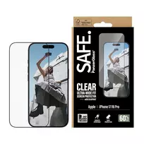 iphone 16 pro screen protector - PanzerGlass SAFE. Screen Protector w. black Frame iPhone 17/16 Pro - 5 nuotrauka