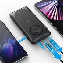 10000 power bank - Veger MagMulti W1156, 10000mAh, 22.5W, belaidis įkrovimas, juodas - 2 nuotrauka