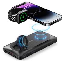 10000 power bank - Veger MagMulti W1156, 10000mAh, 22.5W, belaidis įkrovimas, juodas - 5 nuotrauka