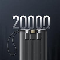 power bank type c 20000mah - Veger C20 (W2047 / W2059), 20000mAh, juodas (black) - 10 nuotrauka