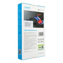 powerbank 20000 mah - Veger S22 (W2060), 20000mAh, 20W, juodas - 2 nuotrauka