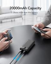 l20 3 0 - Veger L20S, 20000mAh, 20W, juodas (black) - 22 nuotrauka