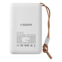 10000mah power bank - Veger MagOn VP1151/W1151, 10000mAh, 20W, belaidis įkrovimas, baltas (white) - 14 nuotrauka
