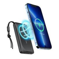10000mah power bank - Veger MagOn VP1151/W1151, 10000mAh, 20W, belaidis įkrovimas, baltas (white) - 22 nuotrauka