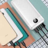 powerbank 20000mah - Veger L20S 20000mAh, 20W, balta - 10 nuotrauka